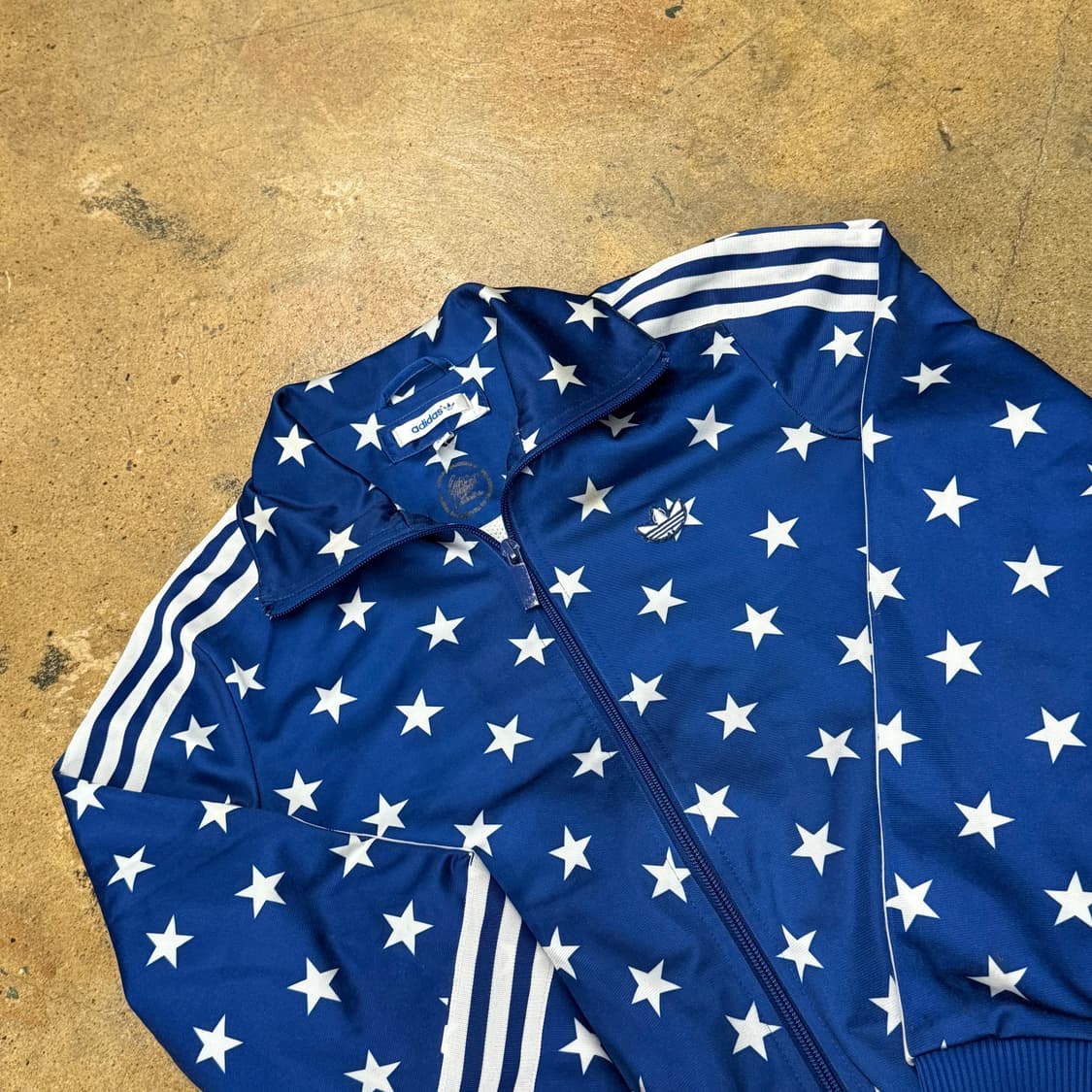 아디다스 블루 스타 별 도트 땡땡이 져지 트랙탑 90 상품이미지1
