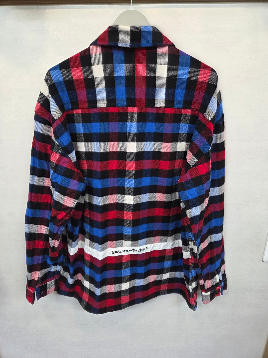 디스이즈네버댓 플란넬 쉐르파 체크 셔츠긴팔 L 상품이미지2