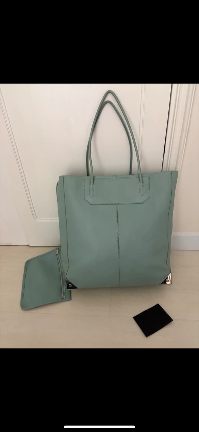 알렉산더왕 스카이블루 토트백+파우치 정품  상품이미지1