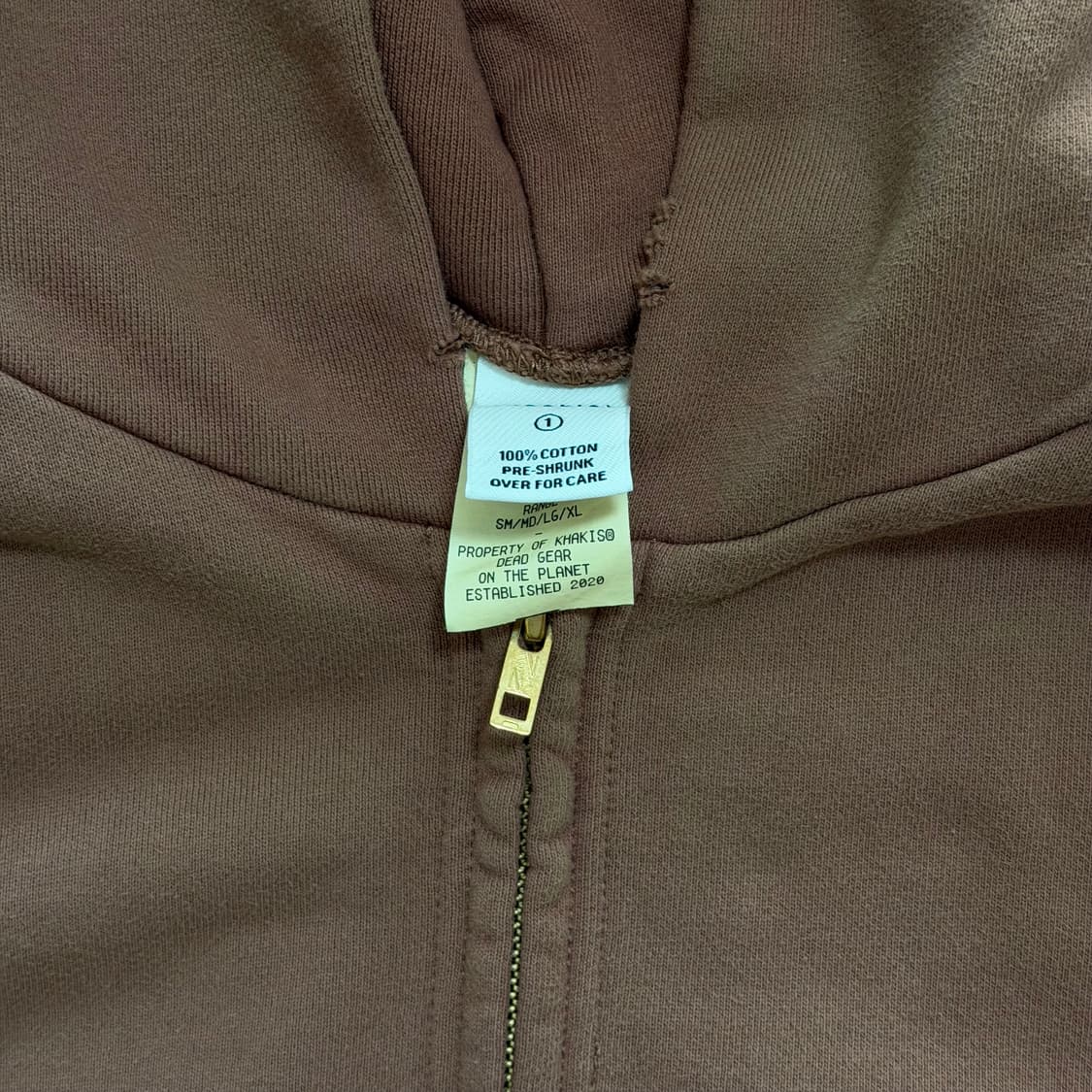 카키스 풀 집 후디 상품이미지5