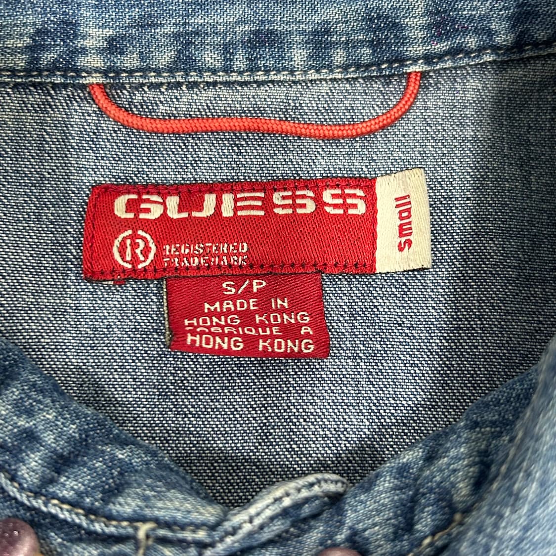 Guess 게스 데님 투포켓 셔츠  상품이미지5