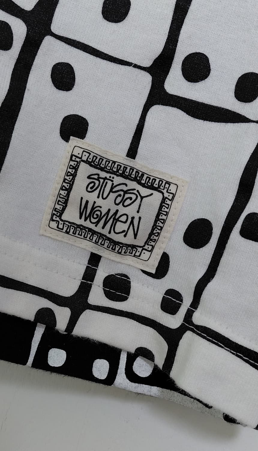 [정품/M] Stussy Women 올오버 도미노 그래픽 슬리브리스 상품이미지4