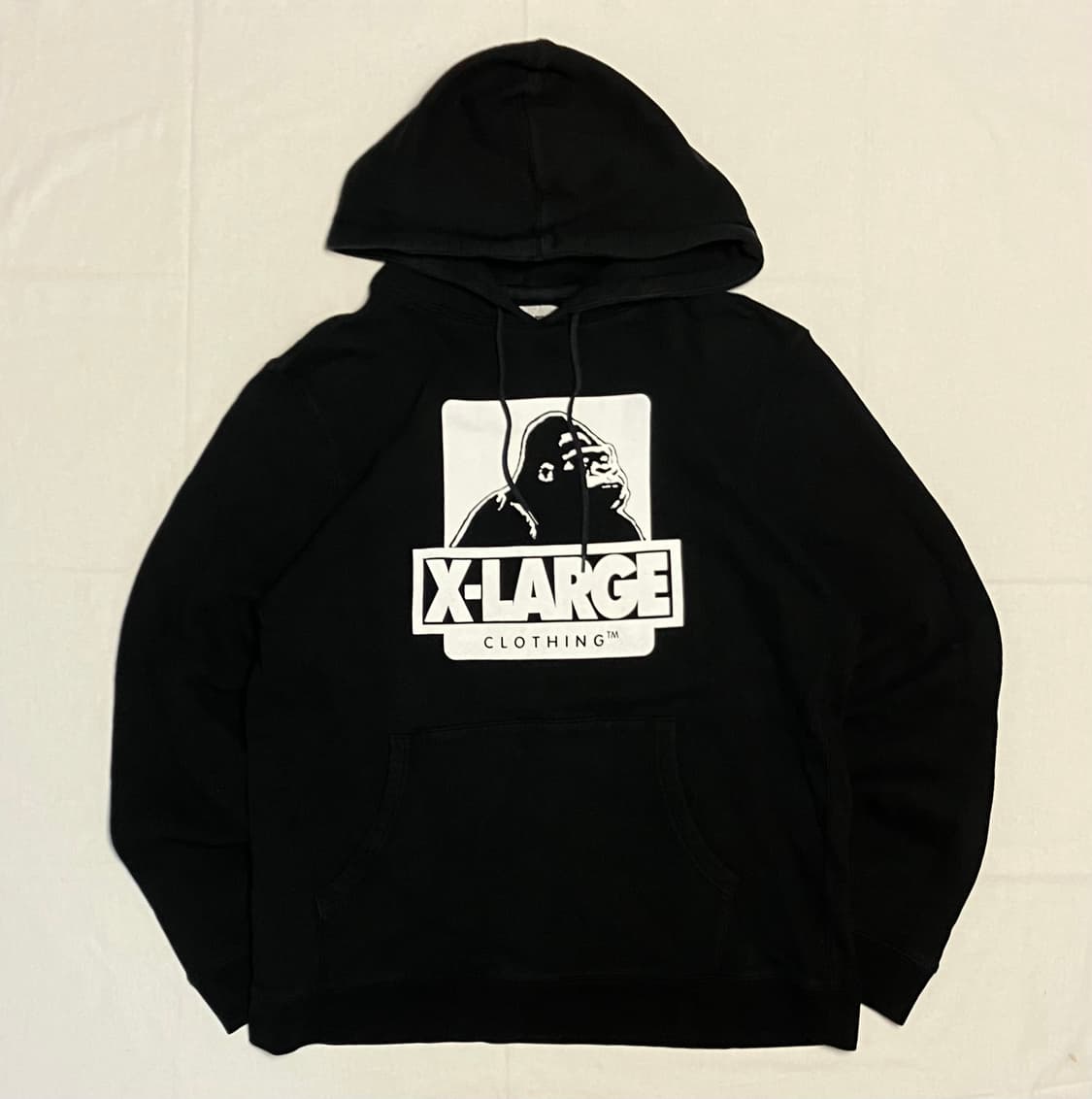 엑스라지 XLARGE 빅로고 후드티 블랙 상품이미지1