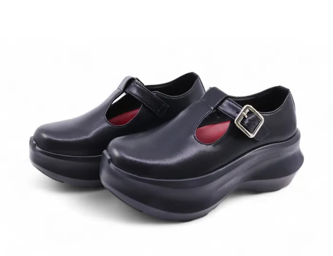 야세 카우하이드 플랫폼 메리제인 250 상품이미지1