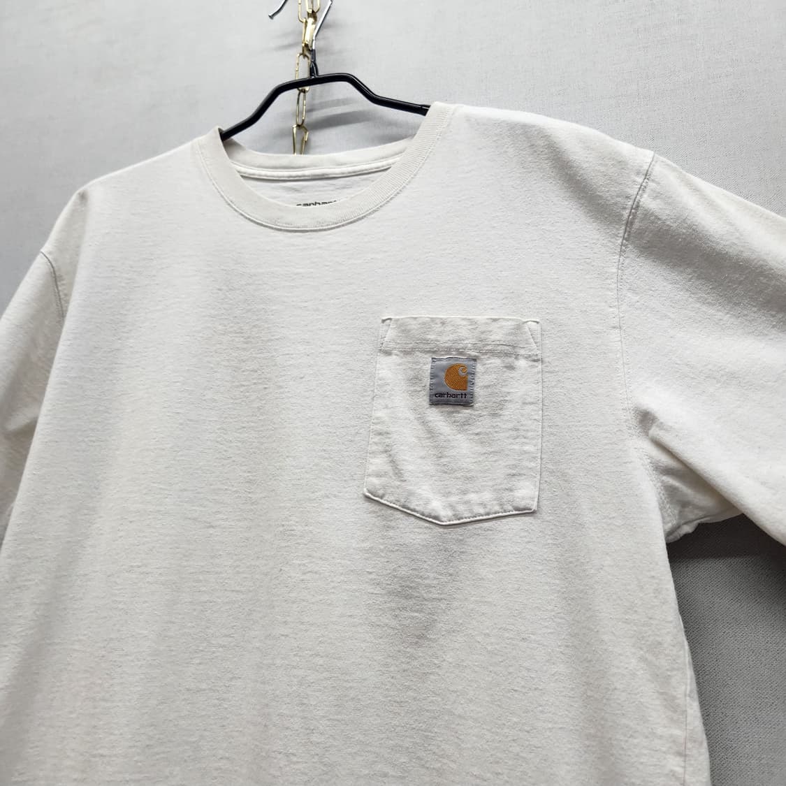 칼하트 원포켓 로고 반팔티 M(L) 상품이미지3