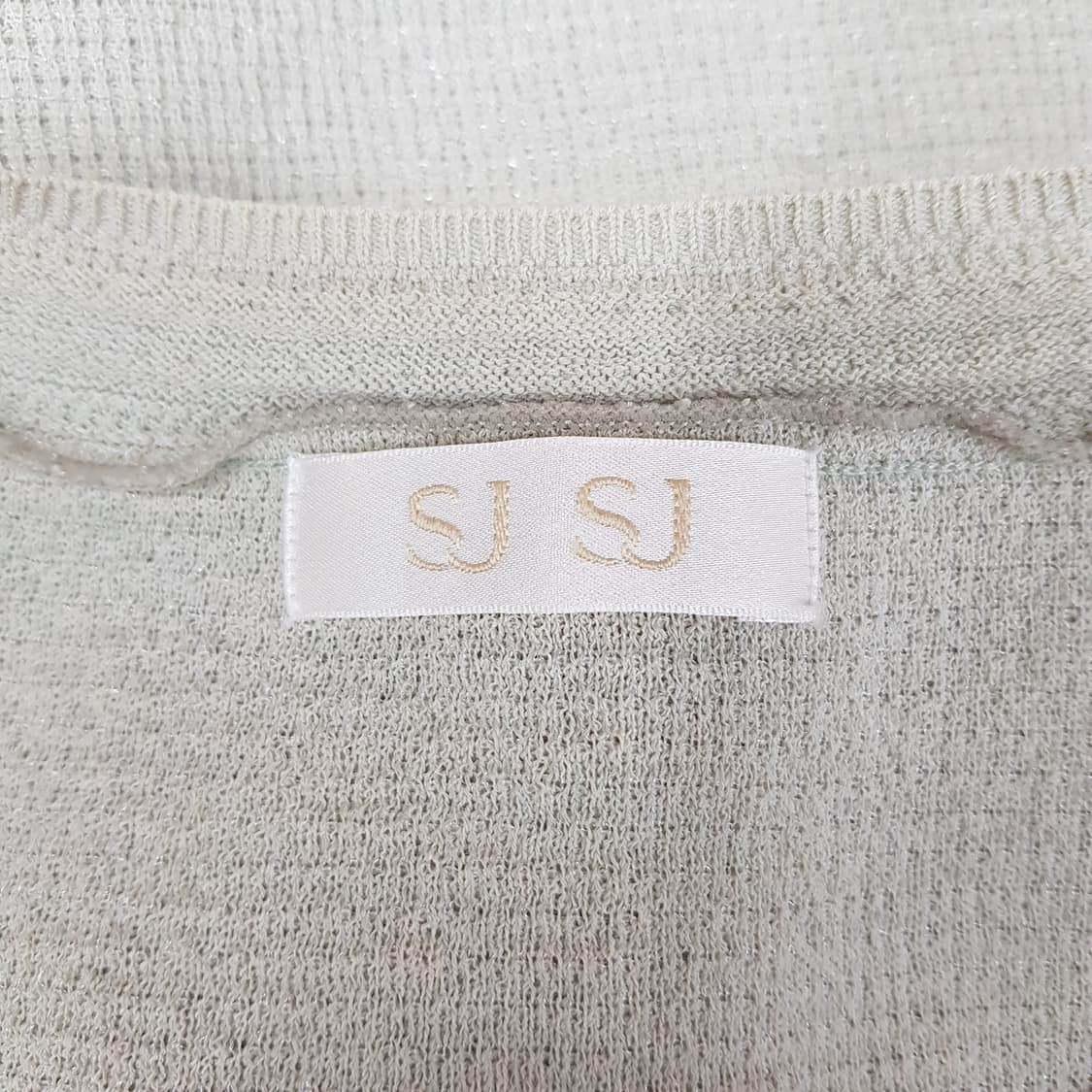 한섬 SJSJ 2022 반소매 니트 탑 F사이즈 상품이미지5