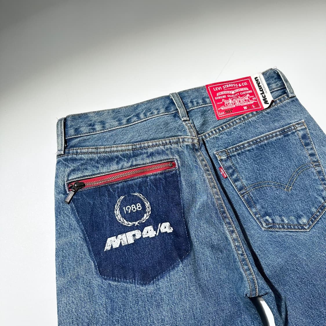 리바이스 x 맥라렌 레이싱 헤리티지 501 데님 팬츠 상품이미지5