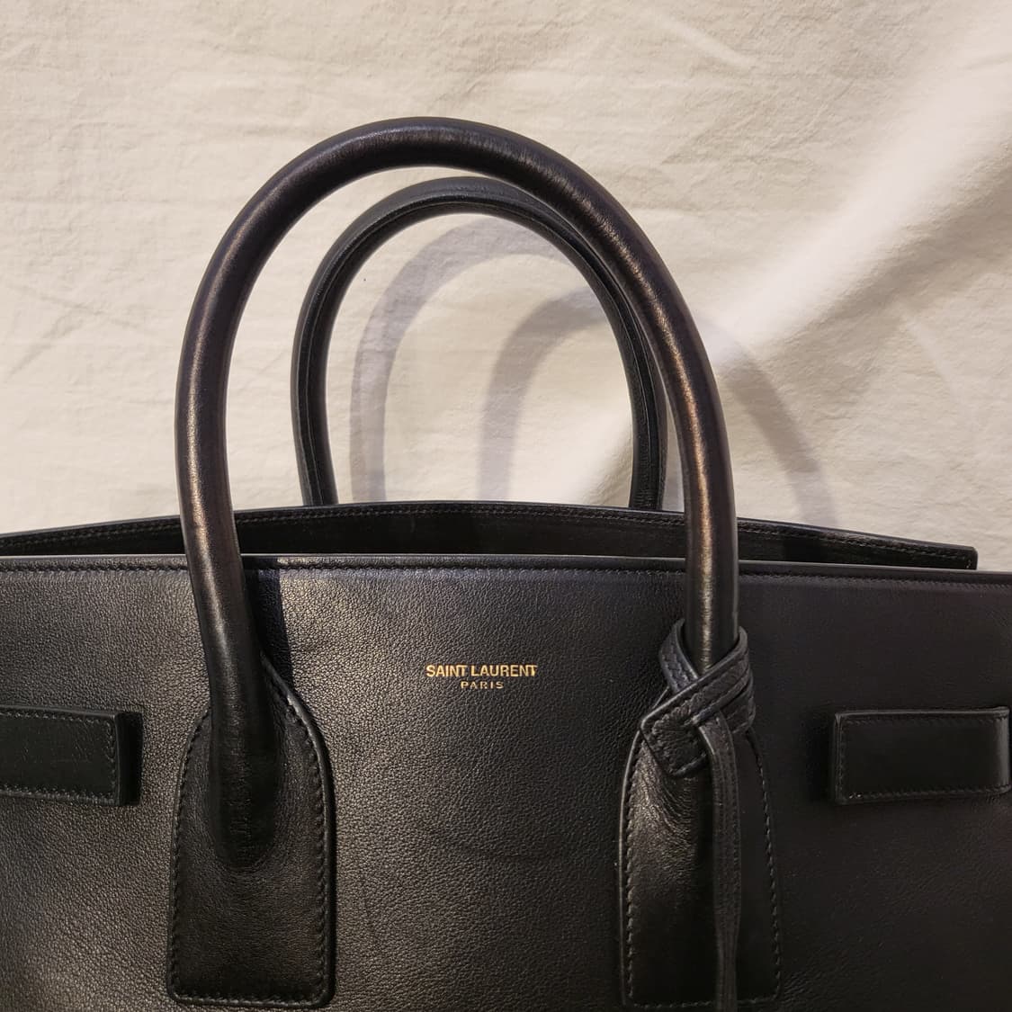 생로랑 삭 드쥬르 스몰 레더 토트백 크로스백 가방 상품이미지6