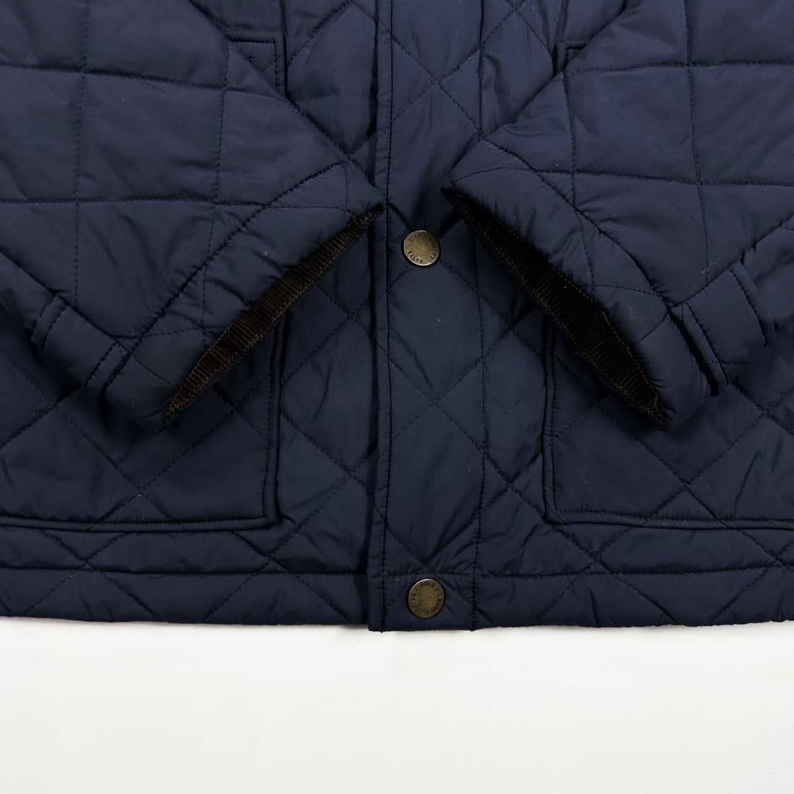 폴로 랄프로렌 포니 걸즈 네이비 퀼팅자켓 (실측 M 여성추천) 상품이미지5