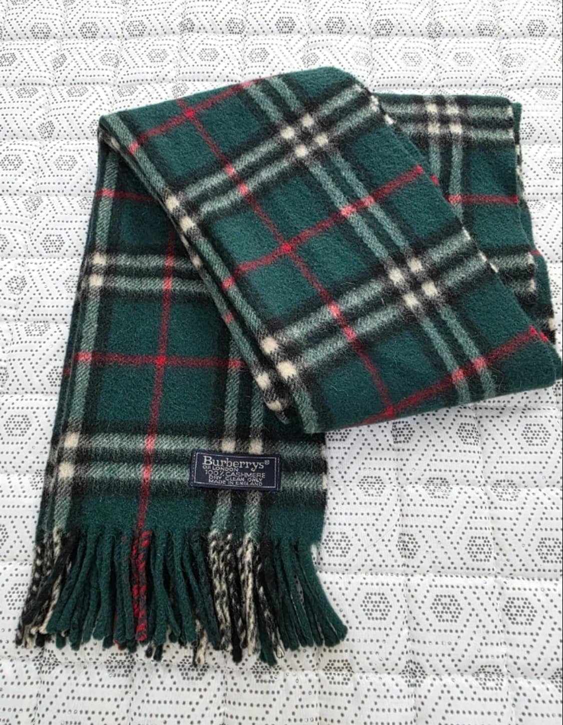 버버리 캐시미어 체크 머플러 상품이미지2