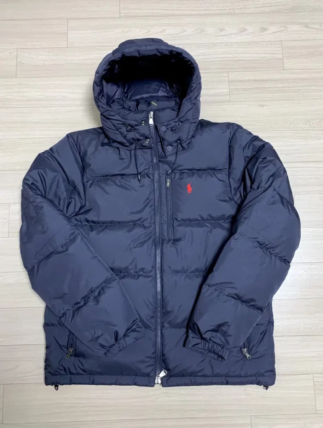 폴로 랄프로렌 발수 다운 패딩 네이비 L 상품이미지2