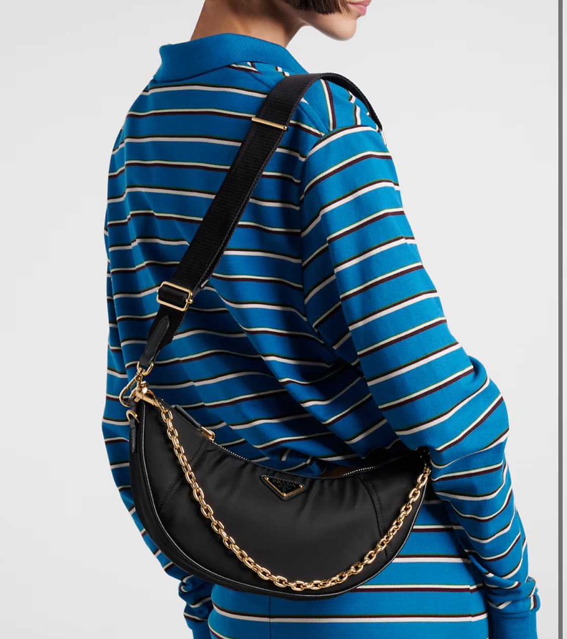 [새상품 정품] 프라다 드뮈룬 호보 크로스백 상품이미지7