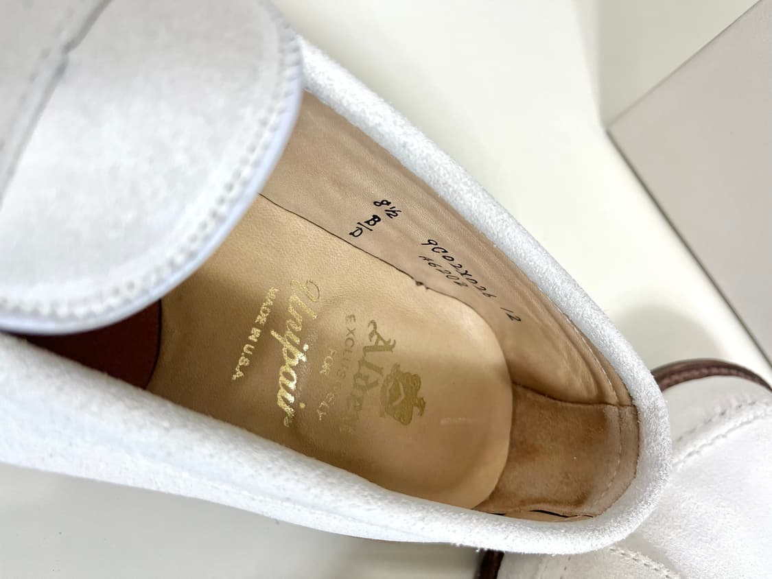 Alden 알든 a6202 화이트벅스 페니로퍼/8.5D 상품이미지5