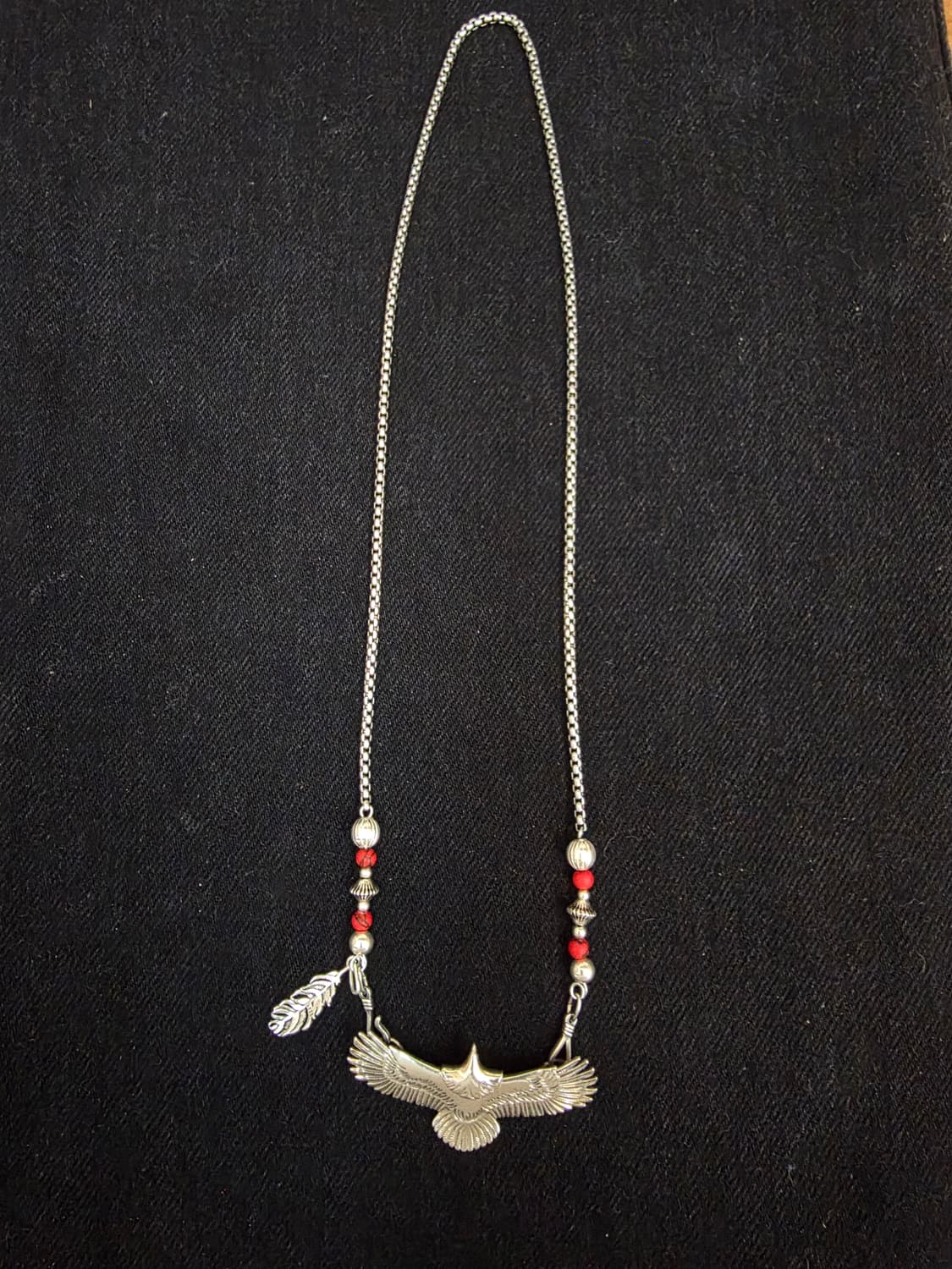 3Cross silver egle Navaho nacklace 상품이미지7