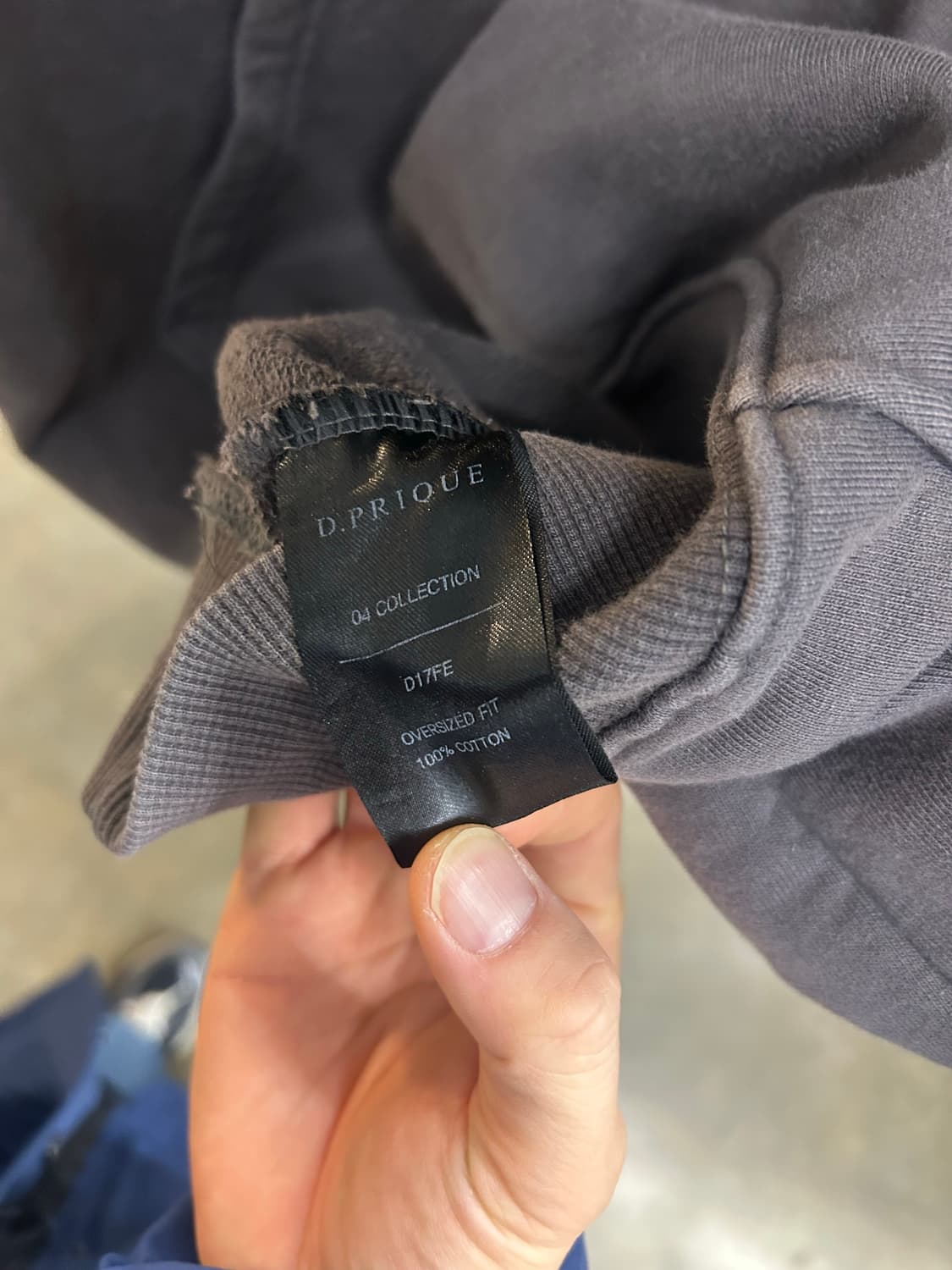 D.PRIQUE 오버사이즈 후드티 상품이미지10
