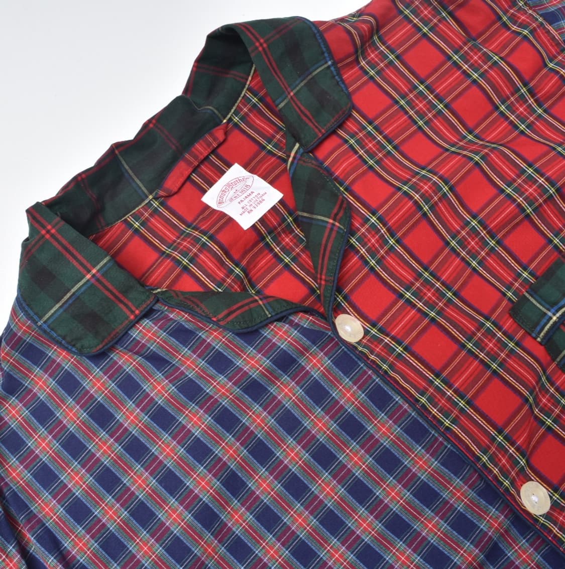 브룩스 브라더스 파자마 체크 셔츠 M 상품이미지3