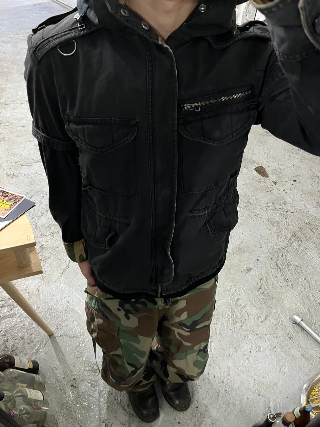 PincPonc camo detail Field jacket 상품이미지3