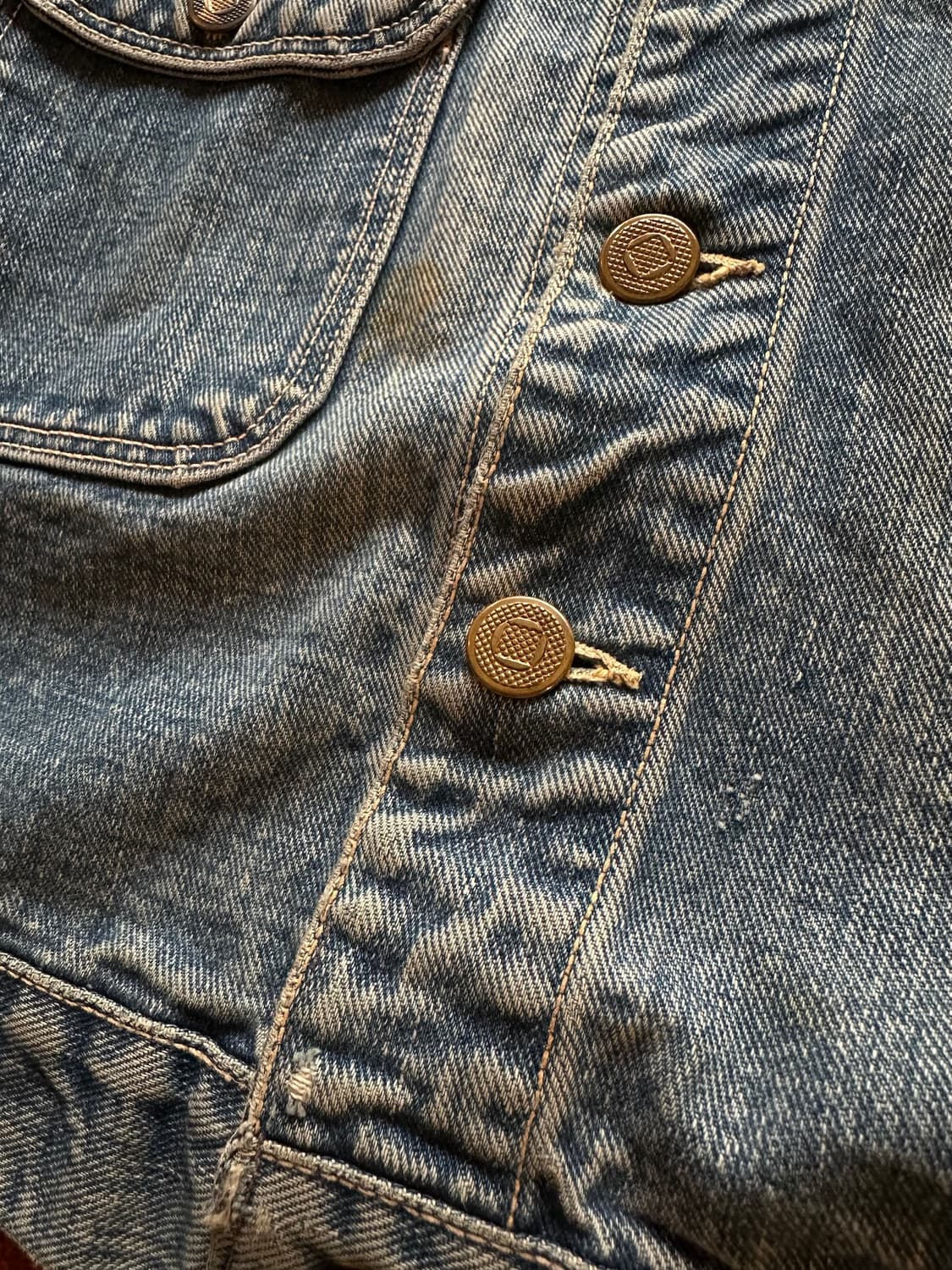 50s USA 빈티지 Made well 웨스턴 데님 자켓 상품이미지6