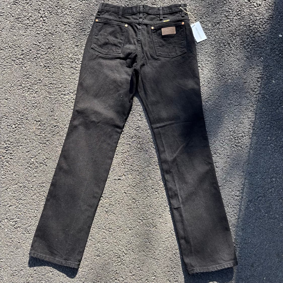 올드 랭글러 블랙 데님 팬츠 상품이미지5