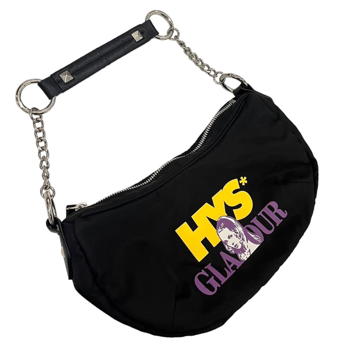 히스테릭글래머 나일론 숄더백 블랙 상품이미지4