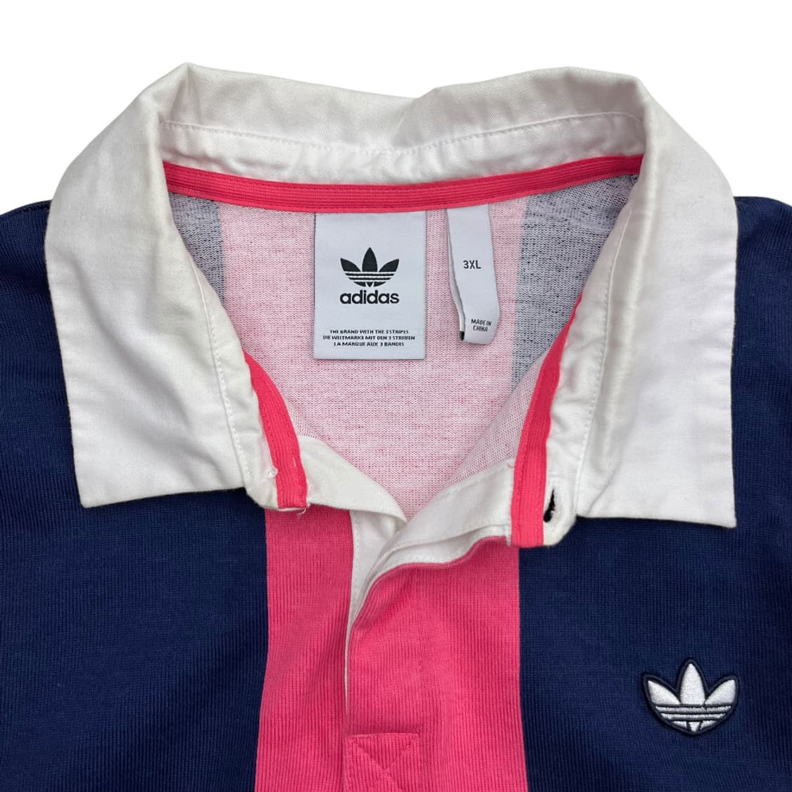 아디다스 네이비 단가라 딸기맛 pk 긴팔티 3XL 상품이미지5