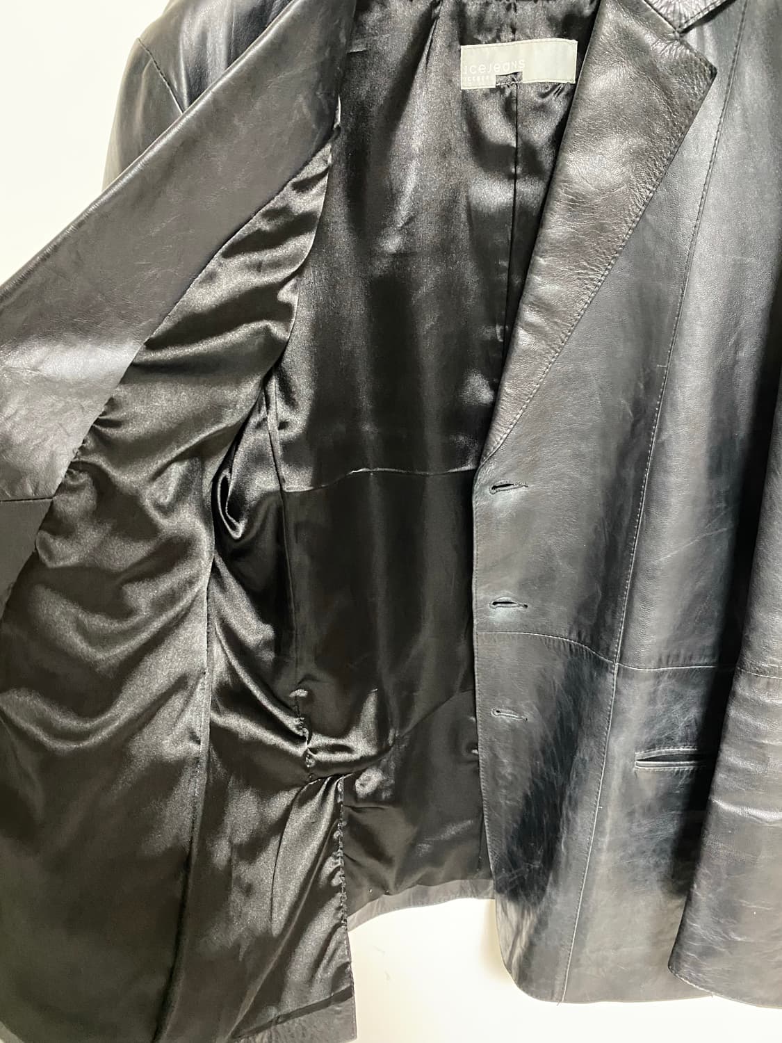 빈티지 아이스버그 가죽 블레이저 자켓 상품이미지7