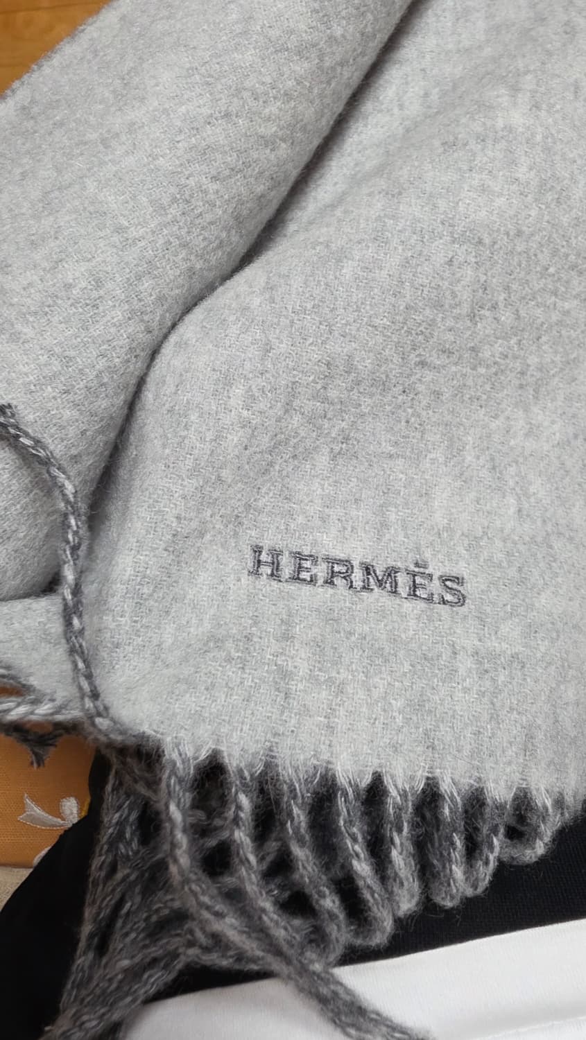 [새상품급]에르메스 렉토 베르소 머플러 그리 끌레어 상품이미지2