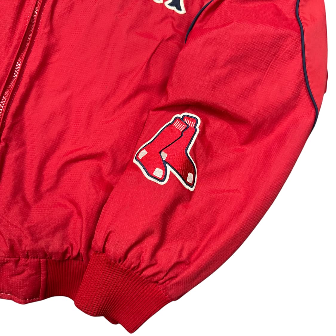 (L) 마제스틱 보스턴 레드삭스 덕아웃 자켓 레드 상품이미지3