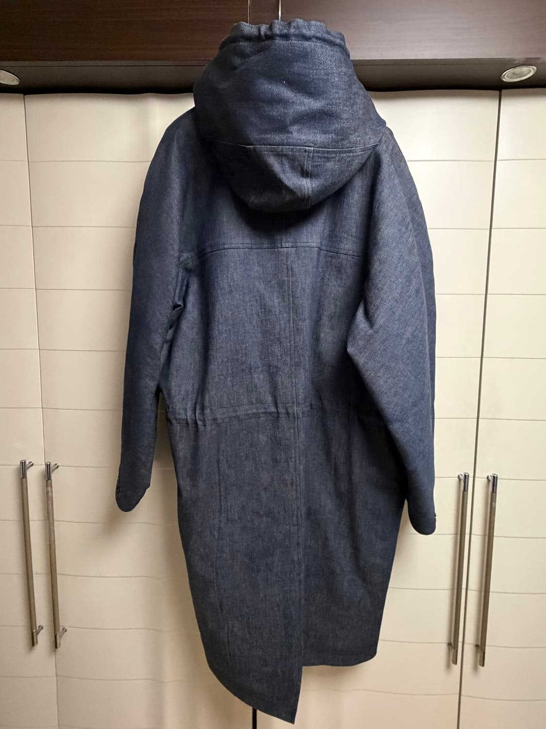 질스튜어트뉴욕 데님 오버사이즈 코트 M 상품이미지3
