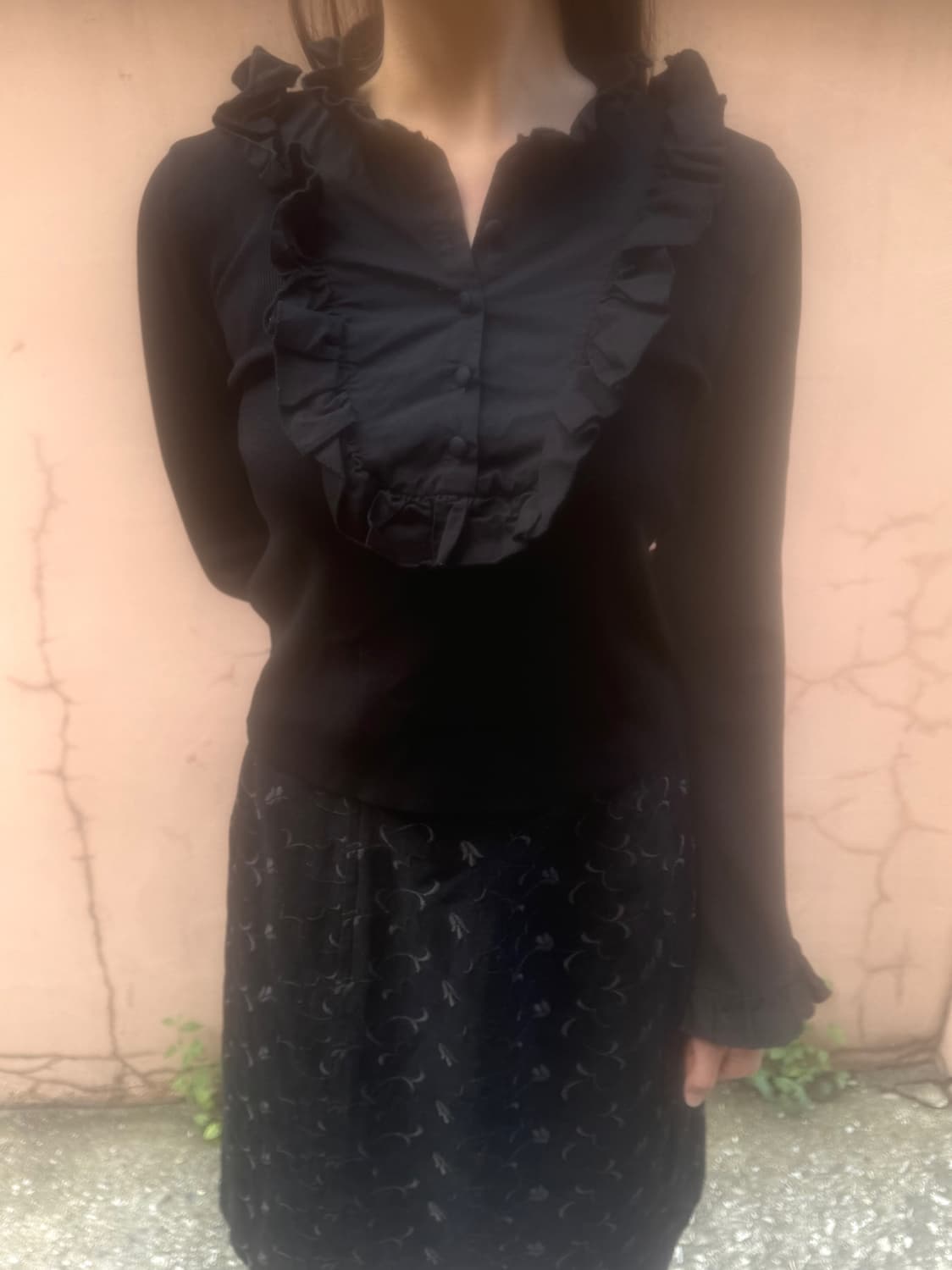 zara top&midi skirt 상품이미지1