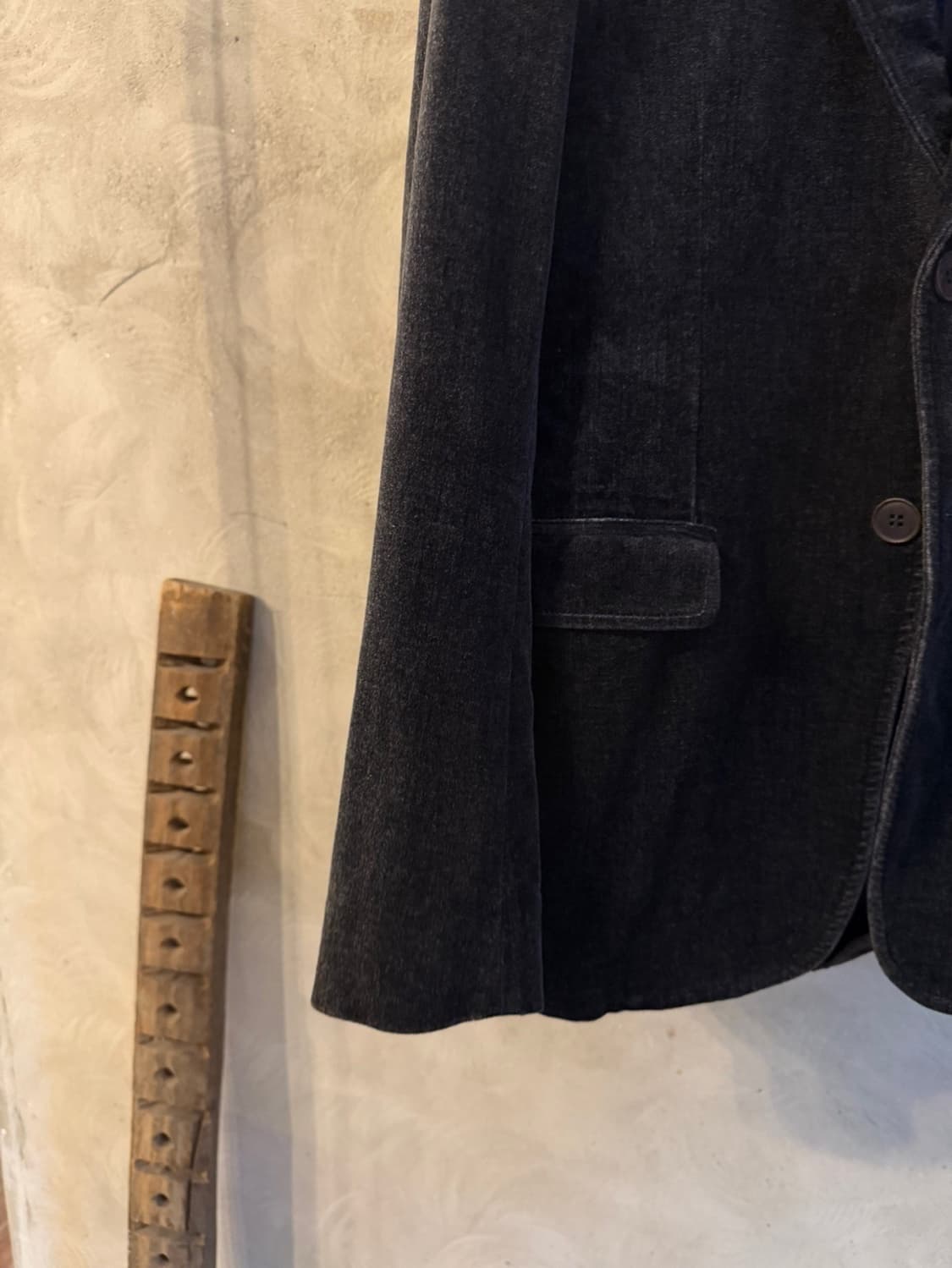 아르마니 꼴레지오니 벨루어 자켓 슬림100 상품이미지4