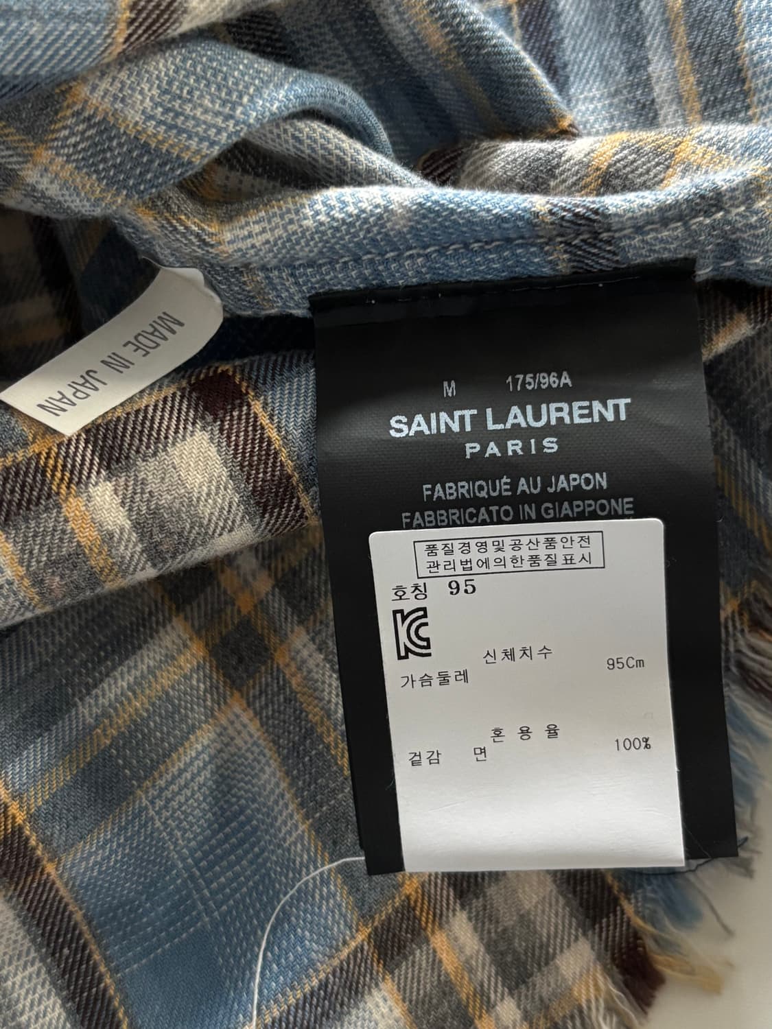 Saint Laurent Paris 생로랑 블리치드 셔츠 상품이미지6