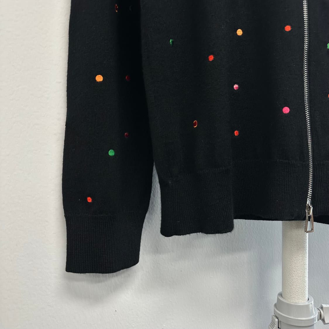 폴스미스 폴카 도트 자수 니트 집업 상품이미지6