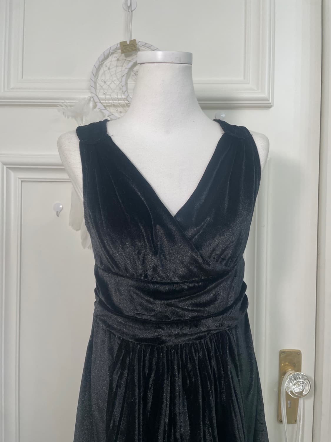 black velvet shirring pleats lovely opc 상품이미지5