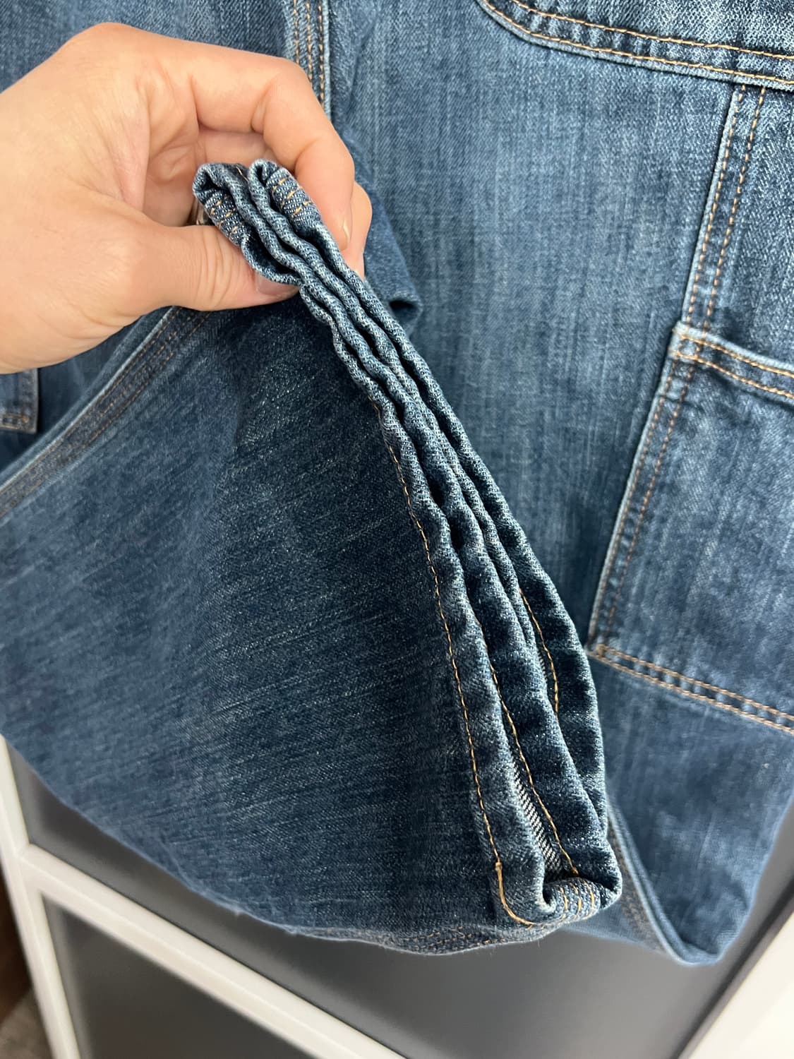 Carhartt 칼하트 릴렉스드 핏 카펜터 데님 팬츠 상품이미지4