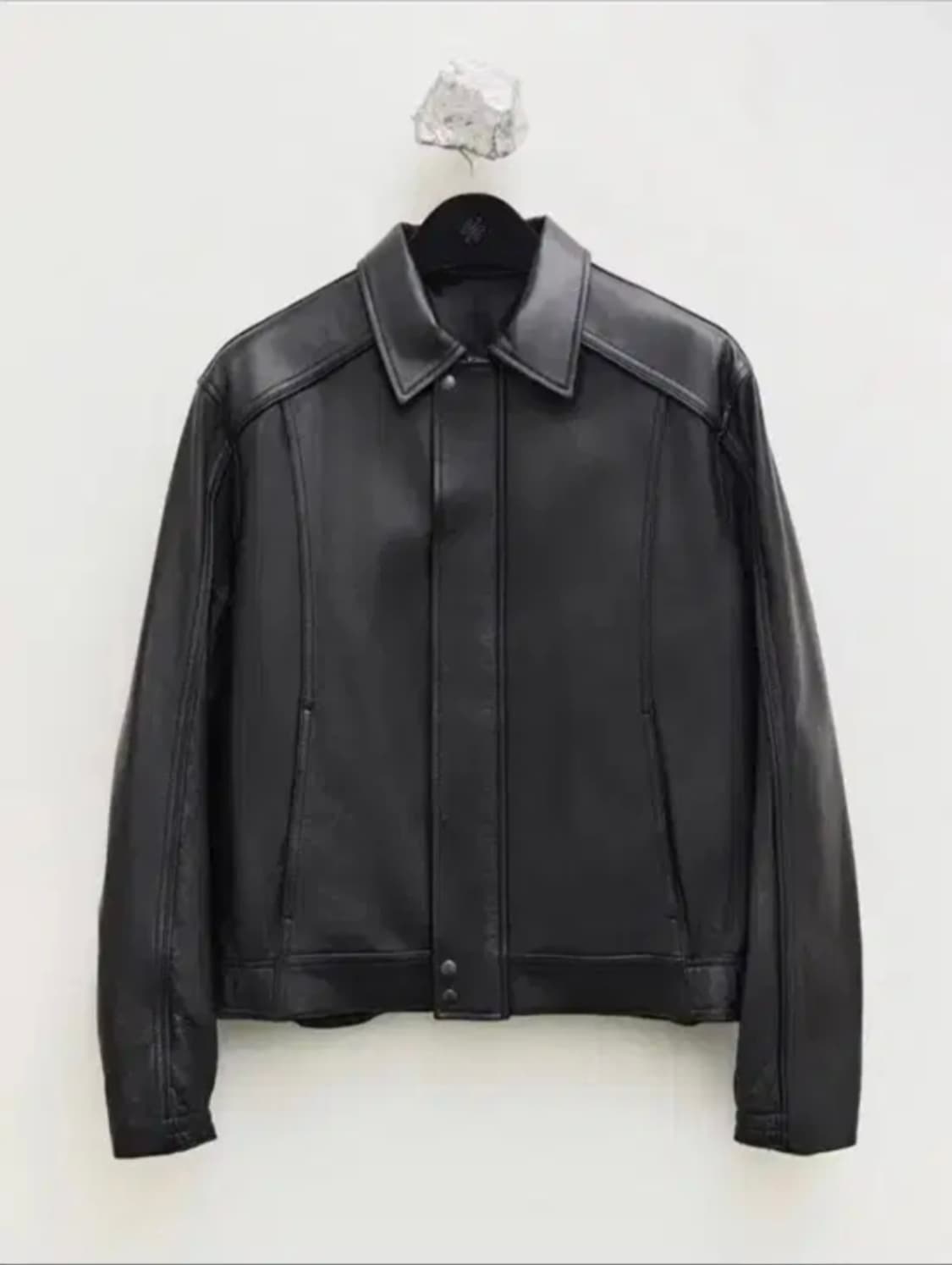 유스 레더 봄버 M사이즈 상품이미지1