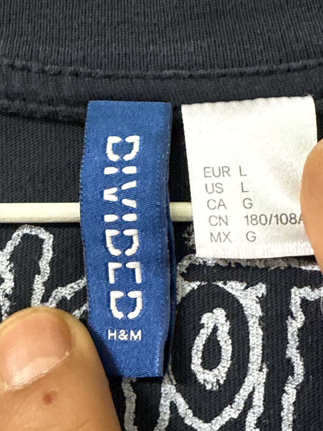 H&M x DIVIDED Slipknot 로고 반팔티 상품이미지6