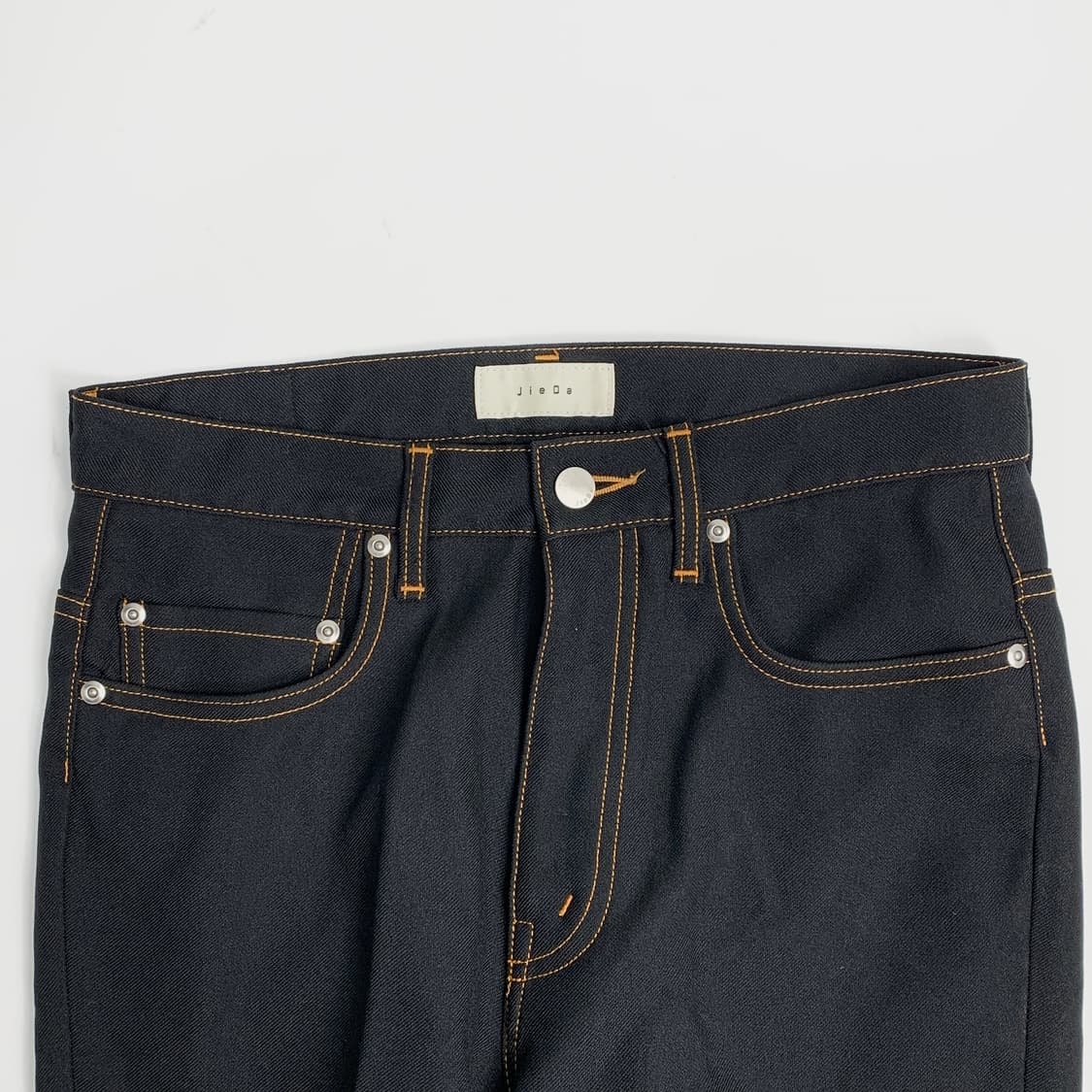지에다 플레어핏 슬랙스 인디고 상품이미지8