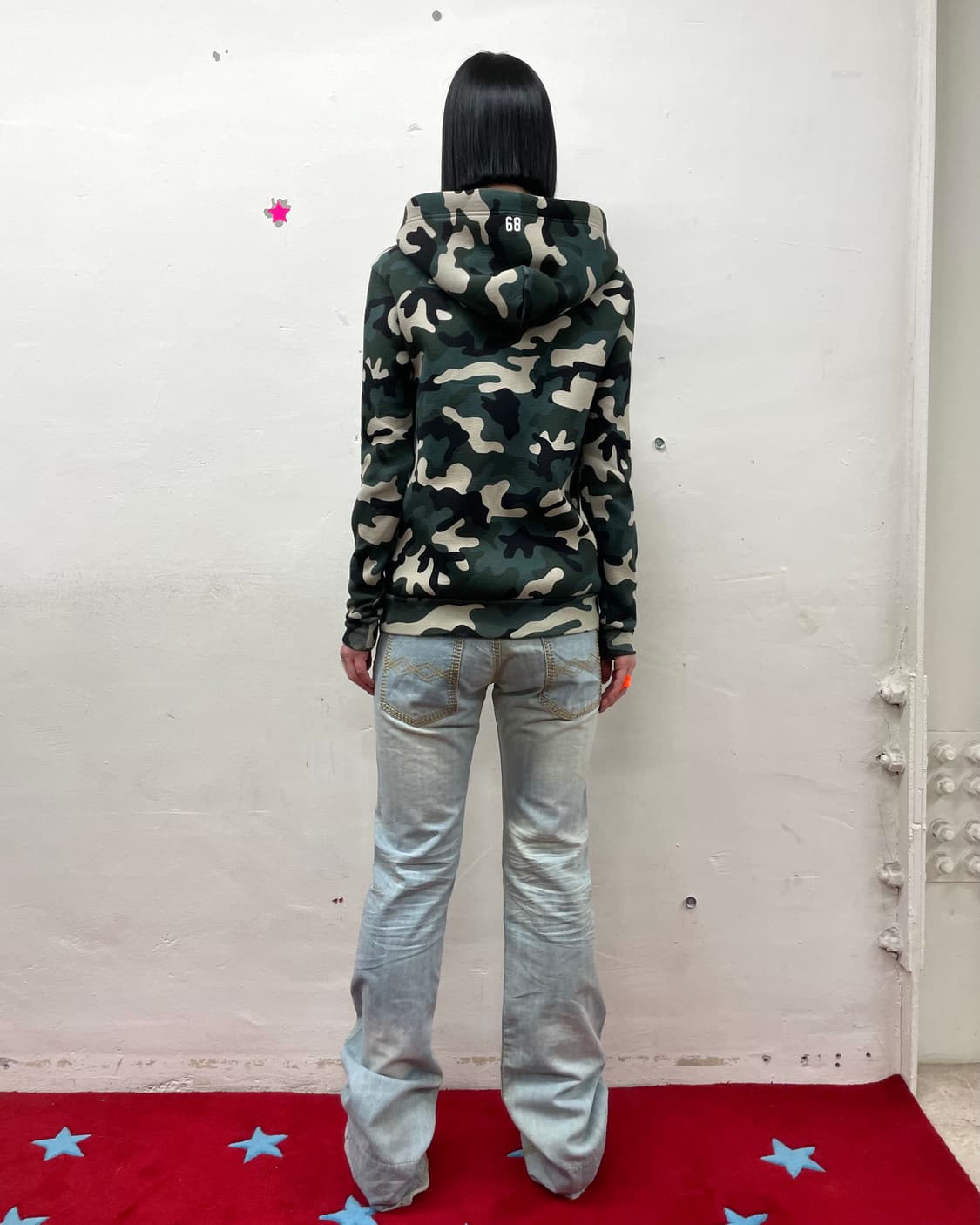 Military Cherry Hooded Zip-Up  상품이미지4