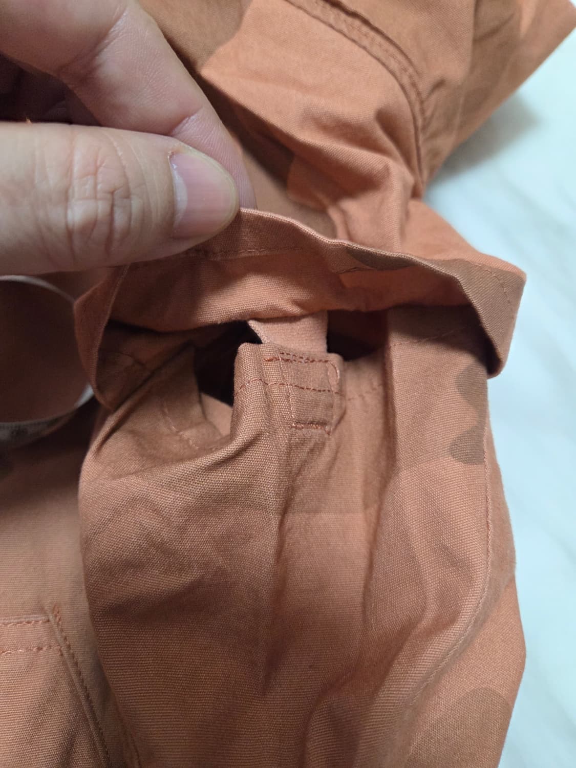 스톤아일랜드 슈프림 라이엇 마스크 카모자켓 코랄 상품이미지8