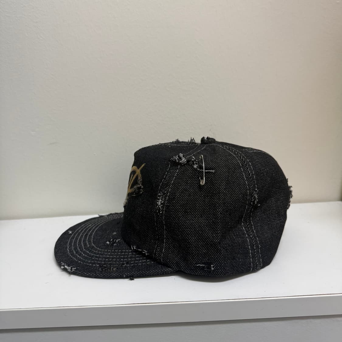 빈티지 디스트로이드 데님 캡 상품이미지7