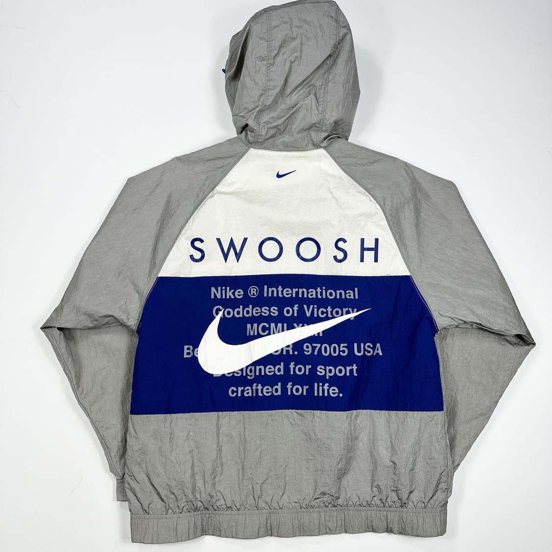 나이키 더블스우시 나일론 바람막이 자켓 (M) 상품이미지2