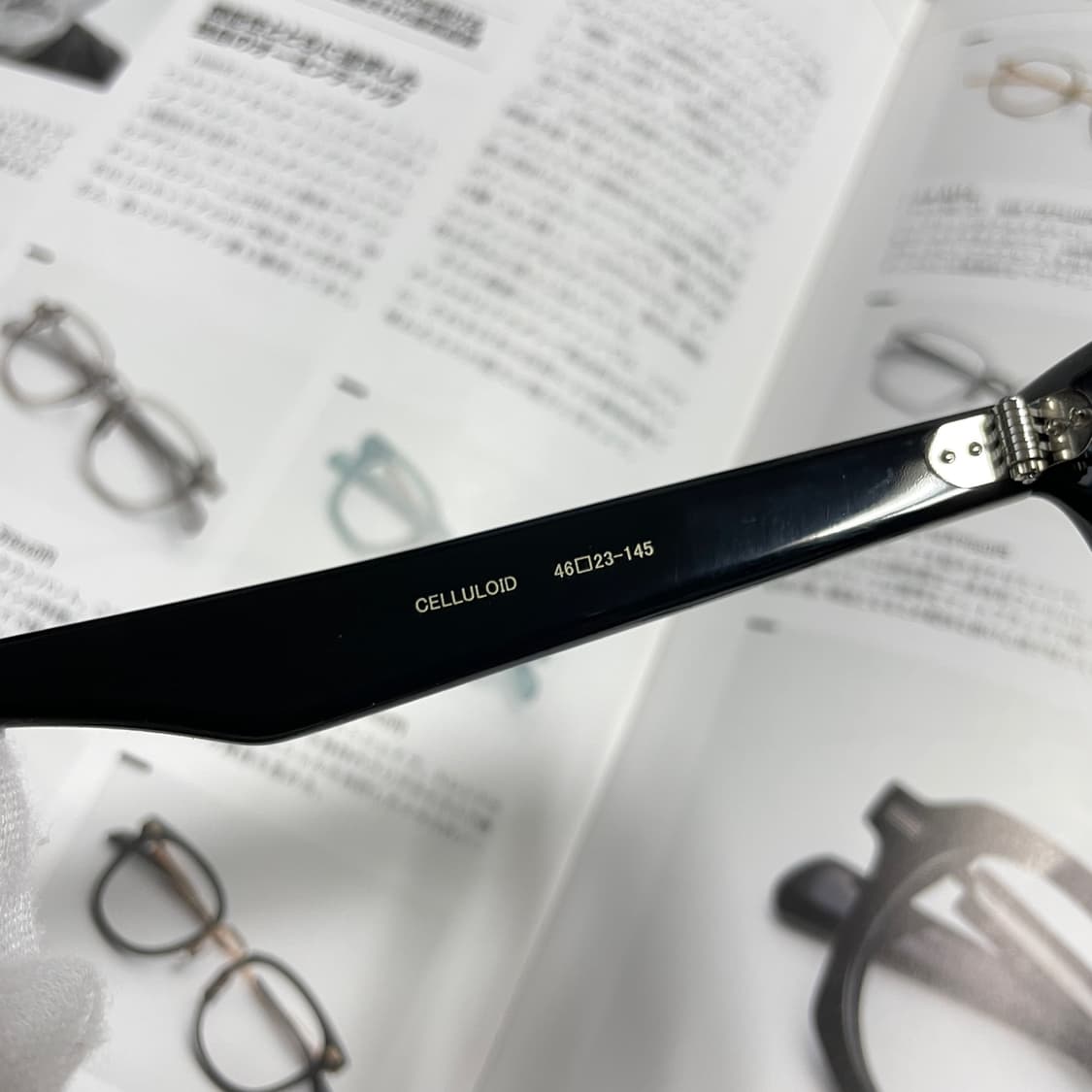 銘品晴夫作 메힌 하루오사쿠 셀룰로이드 블랙 뿔테 일본 안경 상품이미지7