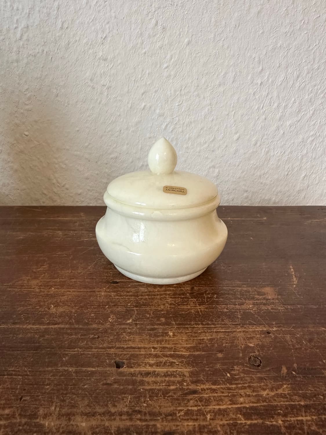 독일)빈티지 알라바스터 항아리 상품이미지1