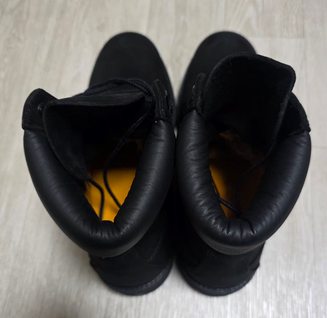 팀버랜드 6인치 워터프루프 프리미엄 블랙 워커 부츠 255 상품이미지5