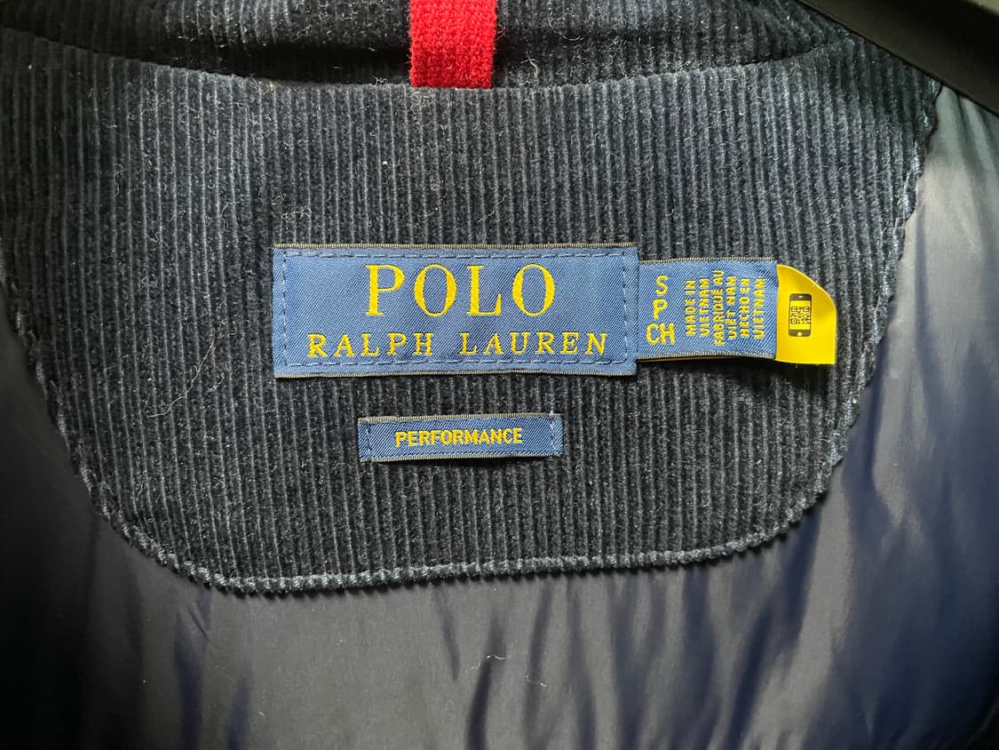 우체국택포) 폴로 코듀로이 패딩 네이비 S사이즈 상품이미지4