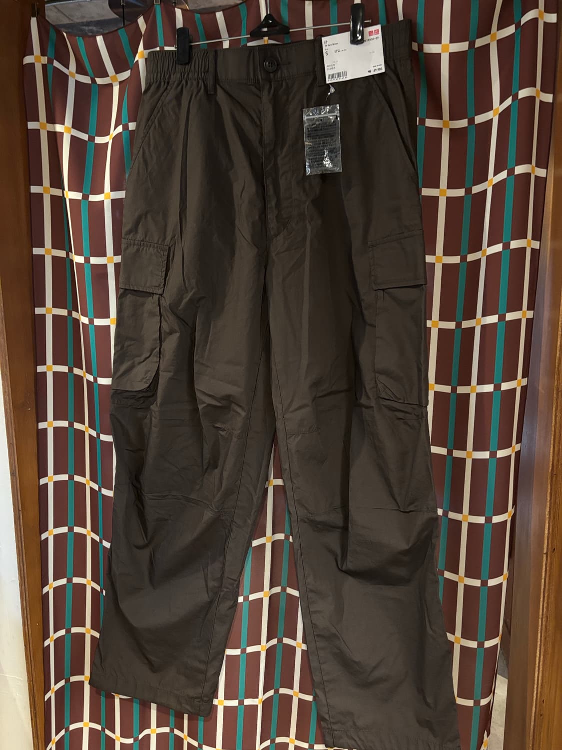 유니클로 C 카고 바지  다크 브라운 S 상품이미지2