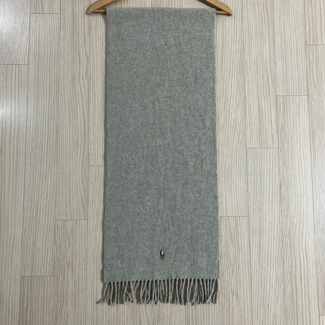 폴로 랄프로렌 울 머플러 회베이지 상품이미지2