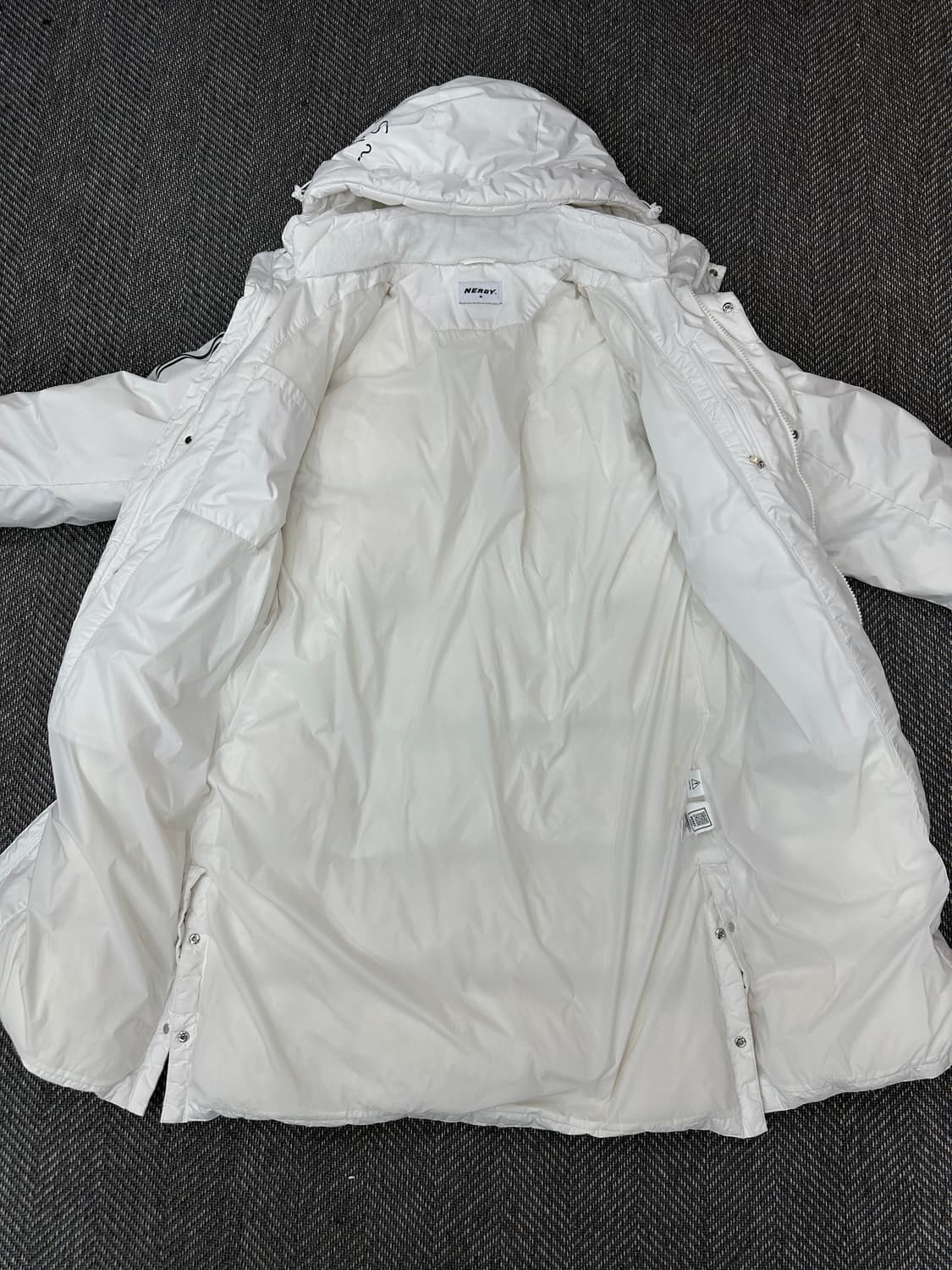 널디 롱패딩 화이트 상품이미지7