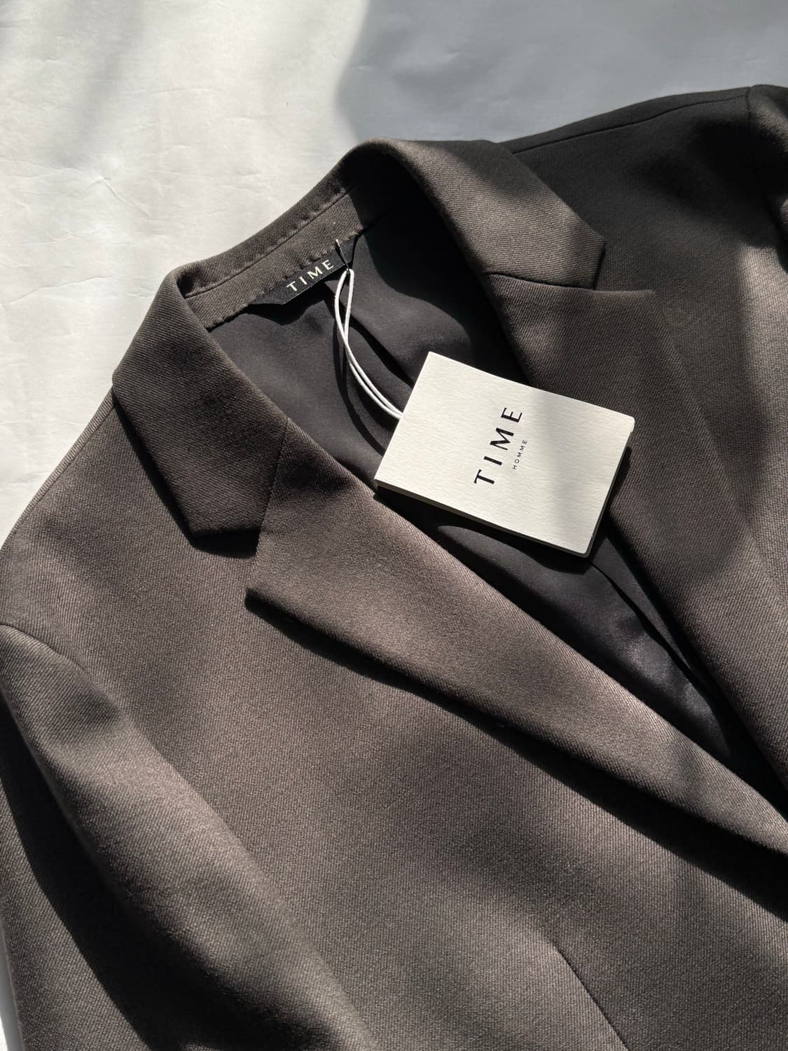 (새상품)타임 옴므 2버튼 울 자켓 95 상품이미지3